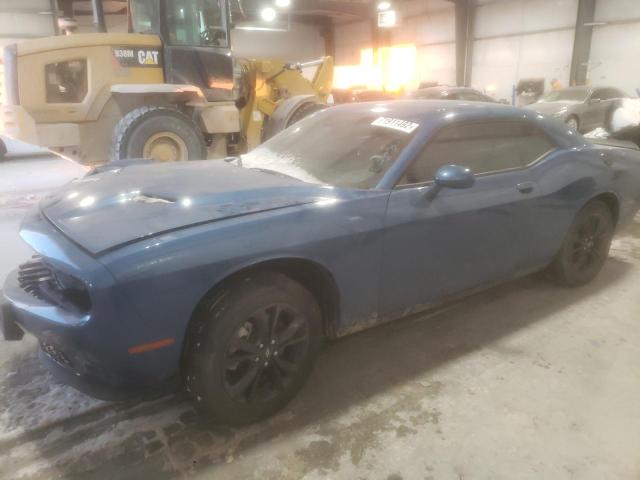 2C3CDZGGXMH564852 - 2021 DODGE CHALLENGER SXT BLUE photo 1