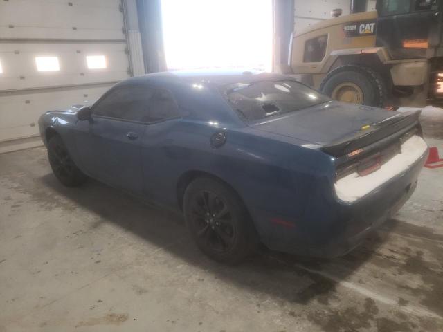 2C3CDZGGXMH564852 - 2021 DODGE CHALLENGER SXT BLUE photo 2