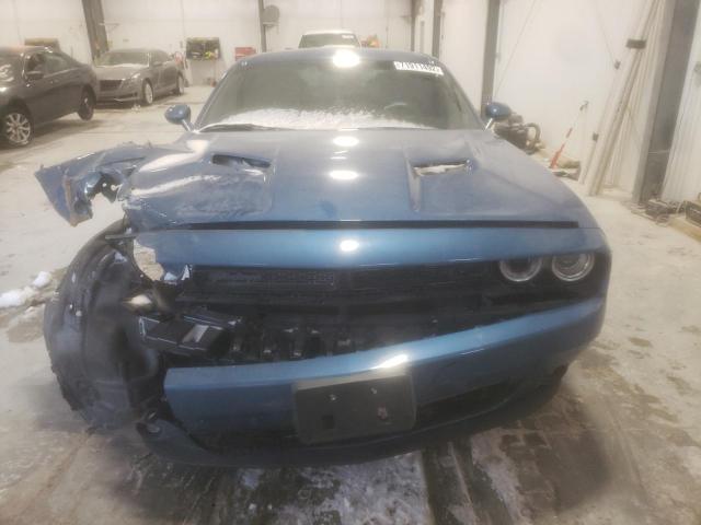 2C3CDZGGXMH564852 - 2021 DODGE CHALLENGER SXT BLUE photo 5