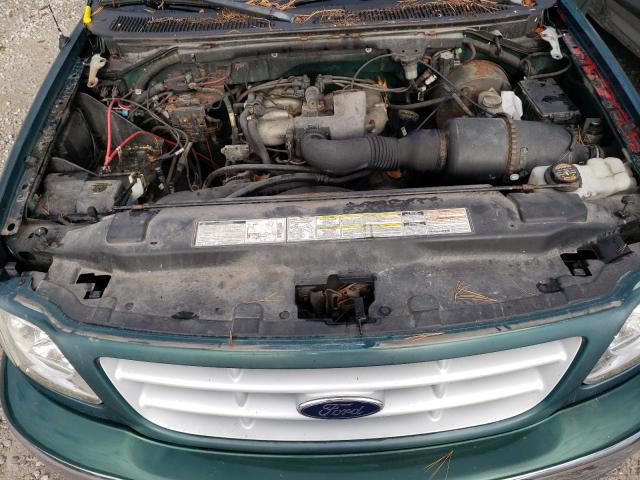 2FTZF0822XCA71165 - 1999 FORD F-150 GREEN photo 11