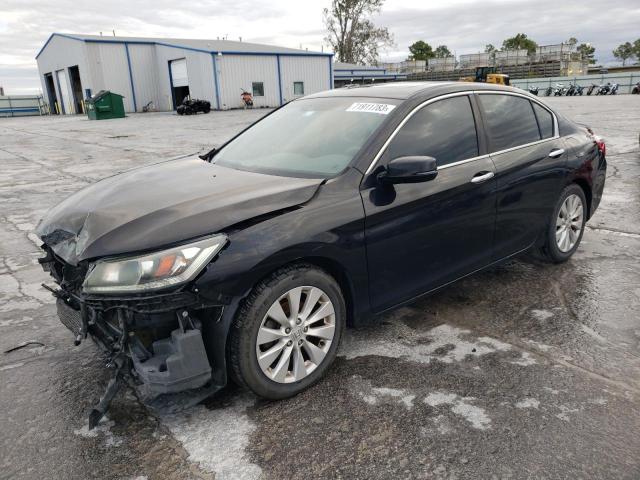 1HGCR2F80EA277035 - 2014 HONDA ACCORD EXL BLACK photo 1