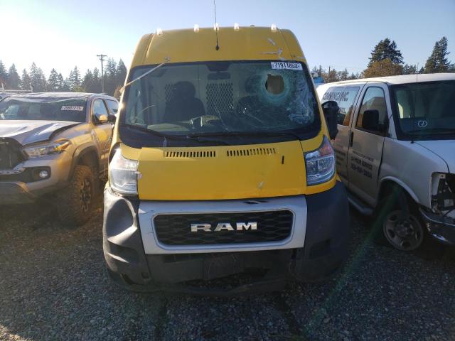 3C6URVHG1KE550573 - 2019 RAM PROMASTER 3500 HIGH ყვითელი ფოტო 5