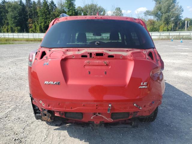JTMBFREV2HJ121215 - 2017 TOYOTA RAV4 LE წითელი ფოტო 6