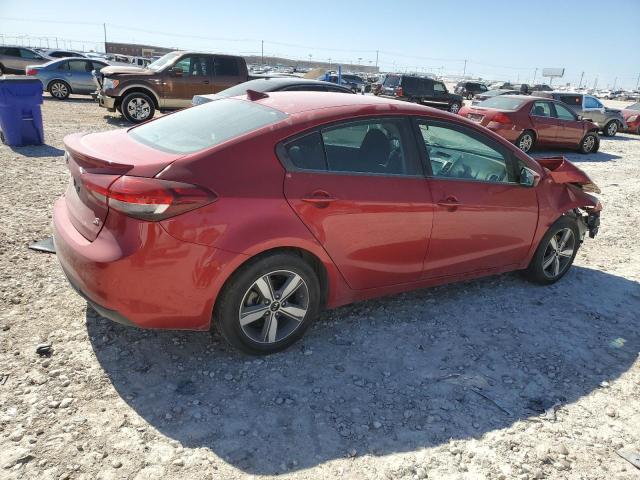 3KPFL4A73JE243105 - 2018 KIA FORTE LX RED photo 3