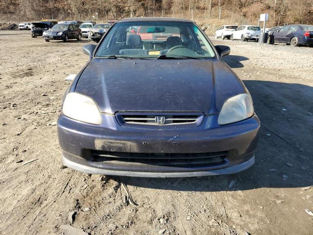 2HGEJ6324VH121668 - 1997 HONDA CIVIC CX BLUE photo 5