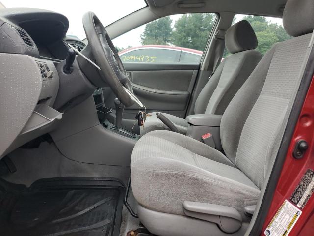 2T1BR32E96C567315 - 2006 TOYOTA COROLLA CE RED photo 7