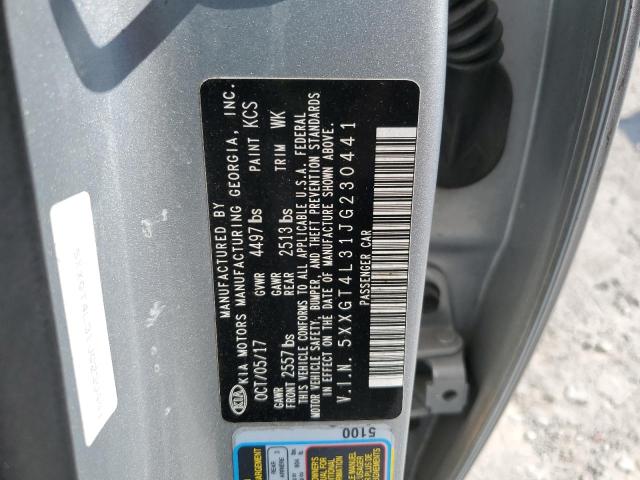 5XXGT4L31JG230441 - 2018 KIA OPTIMA LX SILVER photo 13