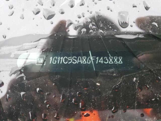 1G11C5SA8GF143888 - 2016 CHEVROLET MALIBU LIM LT 银色 照片 12