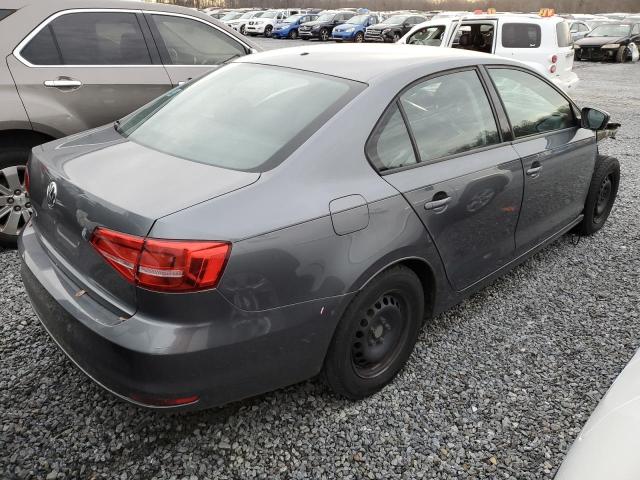 3VW2K7AJ7FM339862 - 2015 VOLKSWAGEN JETTA BASE CHARCOAL photo 3