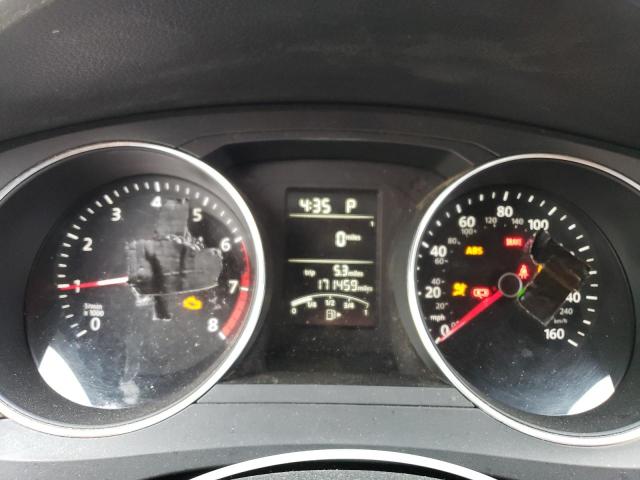 3VW2K7AJ7FM339862 - 2015 VOLKSWAGEN JETTA BASE CHARCOAL photo 9