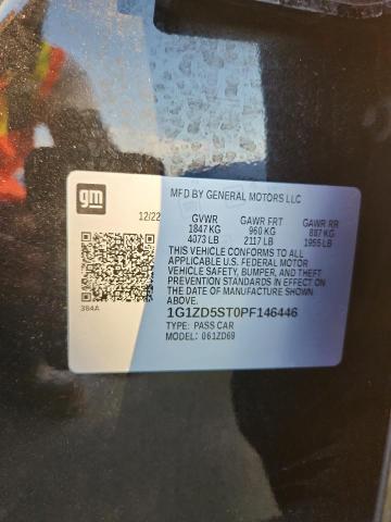 1G1ZD5ST0PF146446 - 2023 CHEVROLET MALIBU LT BLACK photo 13