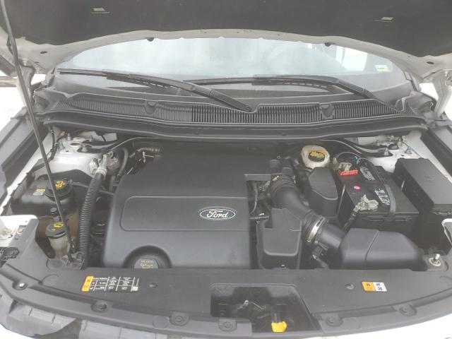 1FM5K8F82DGB42239 - 2013 FORD EXPLORER LIMITED თეთრი ფოტო 12