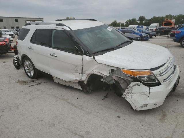 1FM5K8F82DGB42239 - 2013 FORD EXPLORER LIMITED თეთრი ფოტო 4