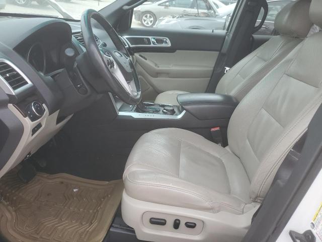 1FM5K8F82DGB42239 - 2013 FORD EXPLORER LIMITED თეთრი ფოტო 7