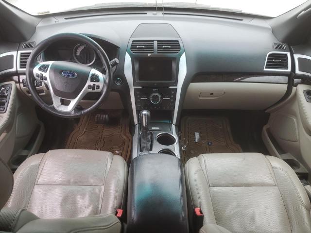 1FM5K8F82DGB42239 - 2013 FORD EXPLORER LIMITED თეთრი ფოტო 8