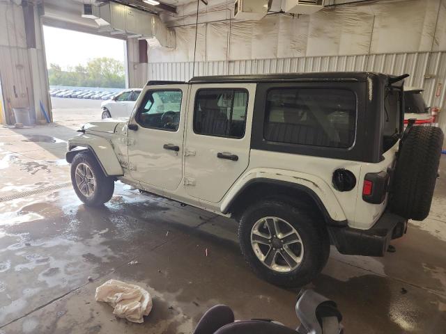 1C4HJXEGXJW228682 - 2018 JEEP WRANGLER U SAHARA თეთრი ფოტო 2