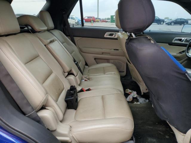 1FM5K8F81EGB15065 - 2014 FORD EXPLORER LIMITED أزرق صورة 11