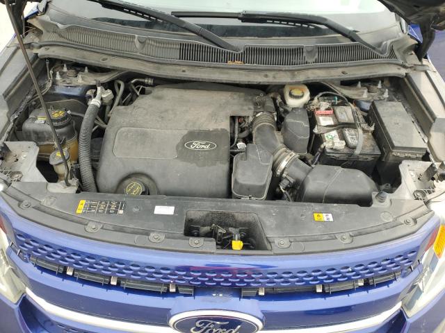 1FM5K8F81EGB15065 - 2014 FORD EXPLORER LIMITED أزرق صورة 12