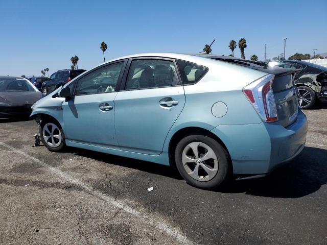 JTDKN3DU2D1632989 - 2013 TOYOTA PRIUS Теңіз түсті фото 2