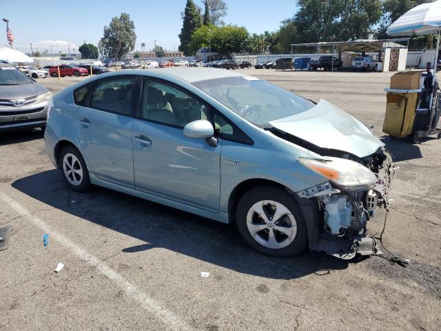 JTDKN3DU2D1632989 - 2013 TOYOTA PRIUS Теңіз түсті фото 4