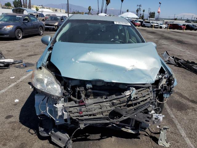 JTDKN3DU2D1632989 - 2013 TOYOTA PRIUS Теңіз түсті фото 5