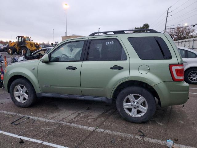 1FMCU59H88KA49563 - 2008 FORD ESCAPE HEV GREEN photo 2