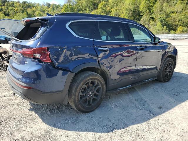 5NMS6DAJ9NH386317 - 2022 HYUNDAI SANTA FE SEL 蓝色 照片 3