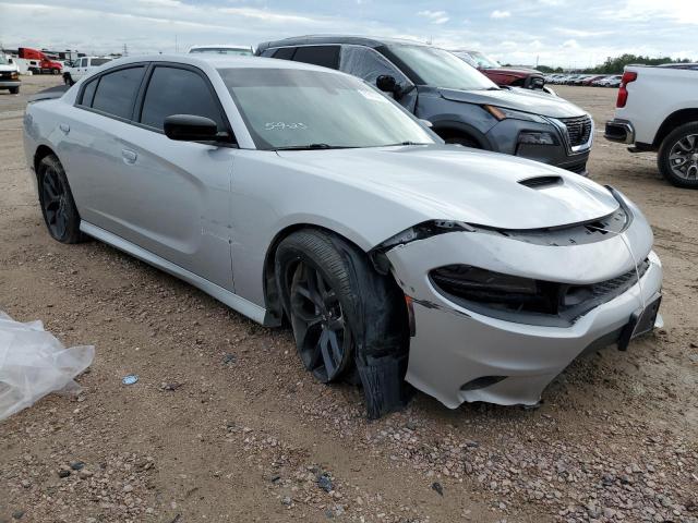 2C3CDXHG1KH650910 - 2019 DODGE CHARGER GT SILVER photo 4