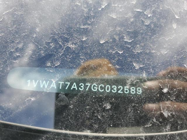 1VWAT7A37GC032589 - 2016 VOLKSWAGEN PASSAT S ვერცხლისფერი ფოტო 13