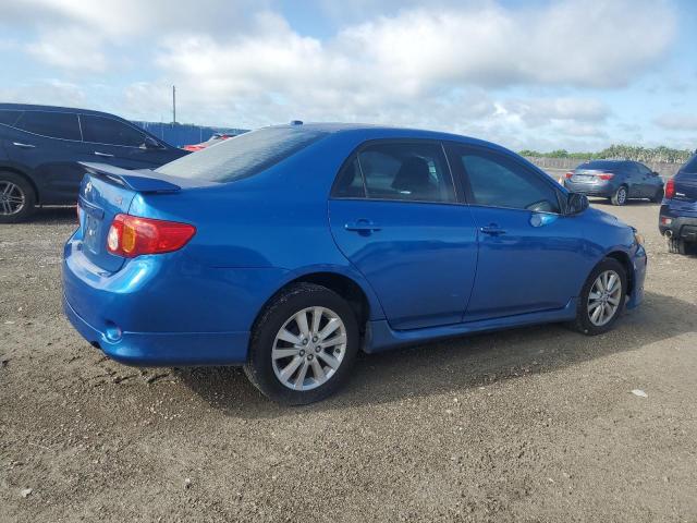 2T1BU40E09C119685 - 2009 TOYOTA COROLLA BASE BLUE photo 3