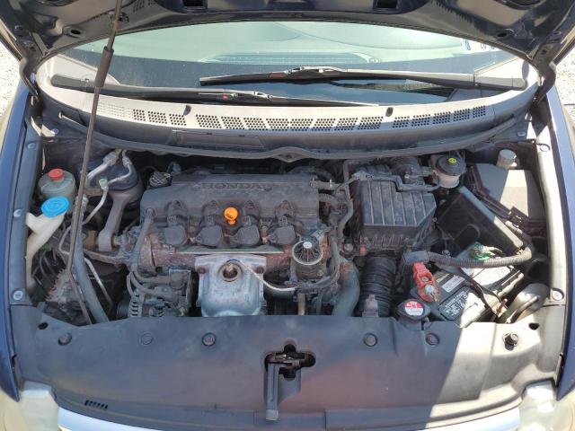 1HGFA15898L080230 - 2008 HONDA CIVIC EX BLUE photo 11