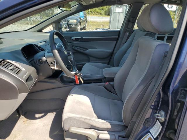 1HGFA15898L080230 - 2008 HONDA CIVIC EX BLUE photo 7