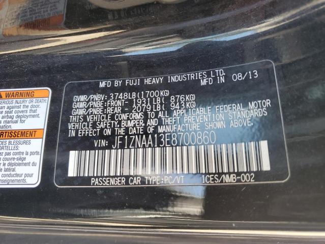 JF1ZNAA13E8700860 - 2014 TOYOTA SCION FR-S 黑色 照片 12