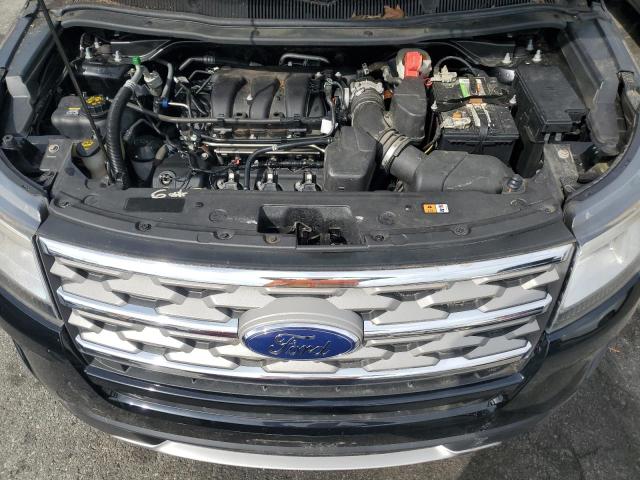 1FM5K8D80JGA50089 - 2018 FORD EXPLORER XLT შავი ფოტო 12