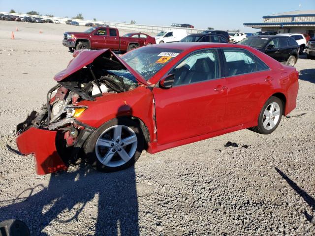 4T1BF1FK1CU544859 - 2012 TOYOTA CAMRY BASE RED photo 1