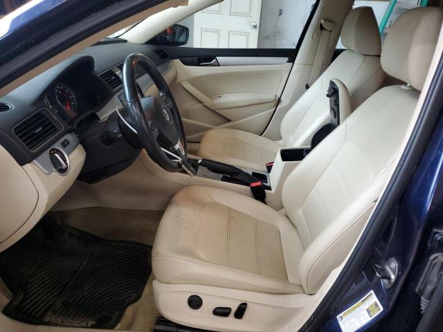1VWBN7A36DC087478 - 2013 VOLKSWAGEN PASSAT SE BLUE photo 7