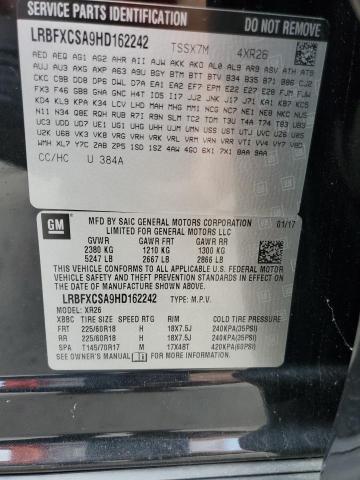 LRBFXCSA9HD162242 - 2017 BUICK ENVISION PREFERRED Schwarz Foto 14