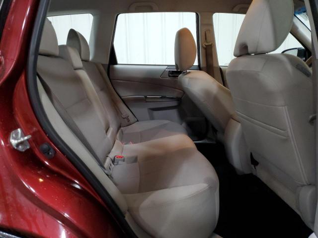 JF2SHABC8CH408297 - 2012 SUBARU FORESTER 2.5X BURGUNDY photo 10
