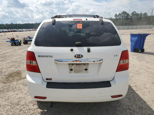 KNDJD736X75677832 - 2007 KIA SORENTO EX WHITE photo 6