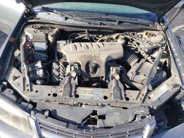 2G1WF55K759312905 - 2005 CHEVROLET IMPALA GRAY photo 11