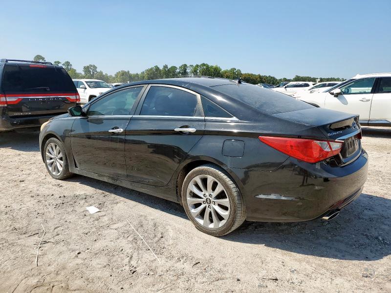 5NPEC4AB6CH445189 - 2012 HYUNDAI SONATA SE BLACK photo 2