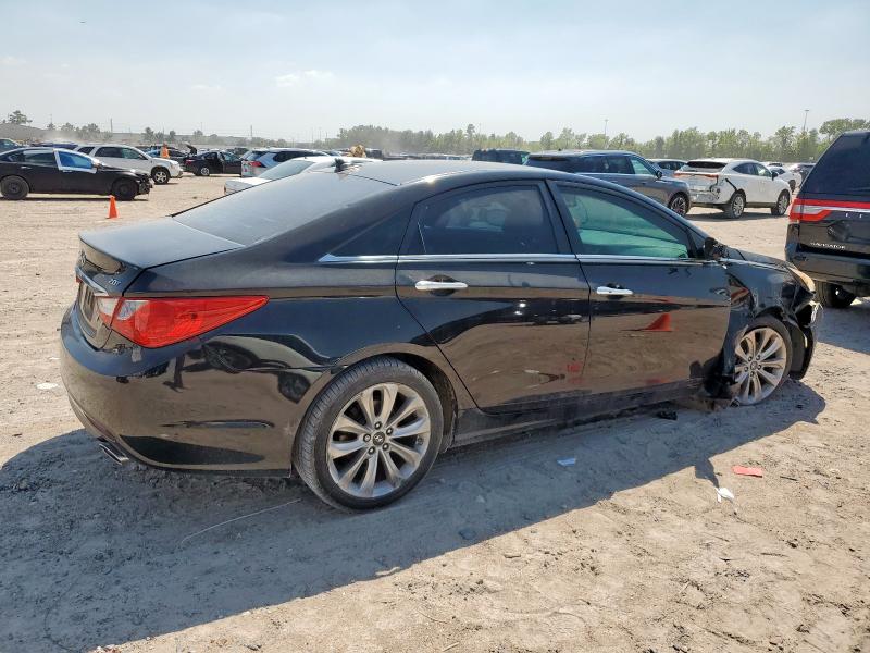 5NPEC4AB6CH445189 - 2012 HYUNDAI SONATA SE BLACK photo 3