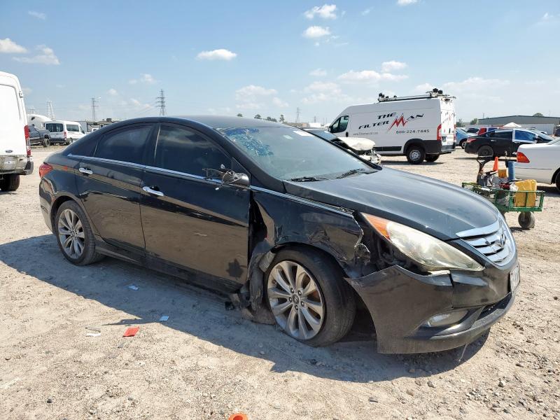 5NPEC4AB6CH445189 - 2012 HYUNDAI SONATA SE BLACK photo 4