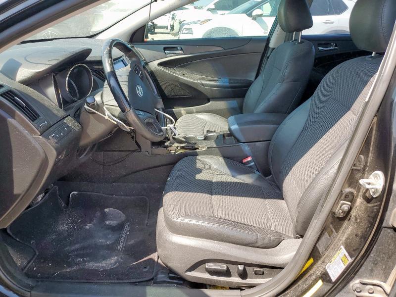 5NPEC4AB6CH445189 - 2012 HYUNDAI SONATA SE BLACK photo 7