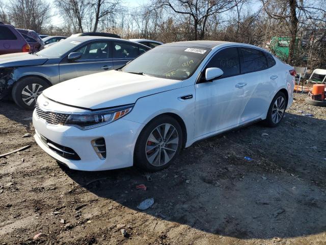 5XXGW4L24GG093664 - 2016 KIA OPTIMA SX WHITE photo 1