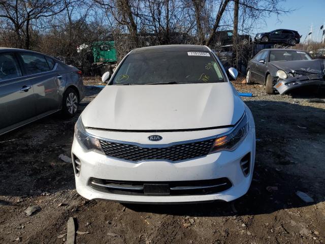 5XXGW4L24GG093664 - 2016 KIA OPTIMA SX WHITE photo 5