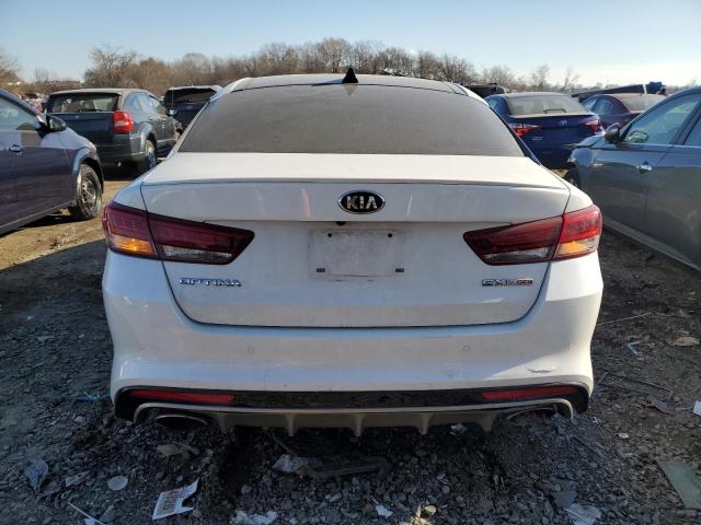 5XXGW4L24GG093664 - 2016 KIA OPTIMA SX WHITE photo 6