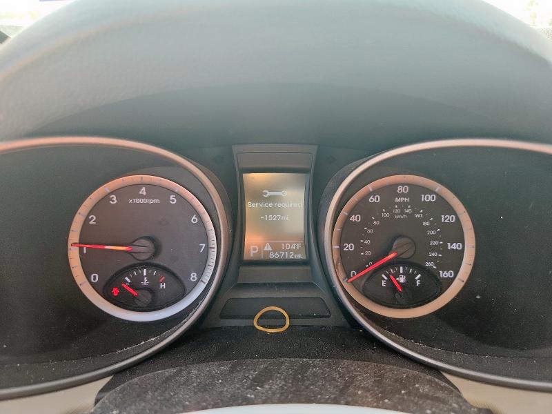 5XYZU3LB6DG123389 - 2013 HYUNDAI SANTA FE SPORT WHITE photo 9