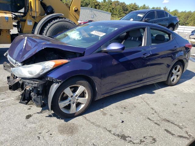 5NPDH4AE0BH016815 - 2011 HYUNDAI ELANTRA GLS BLUE photo 1