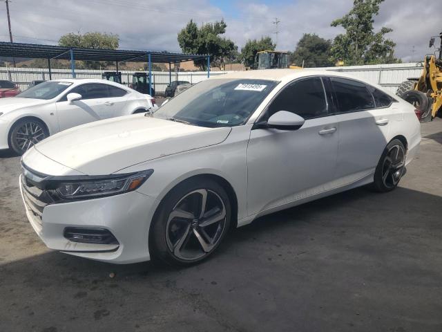 1HGCV1F35KA060957 - 2019 HOND ACCORD SPORT Ақ фото 1